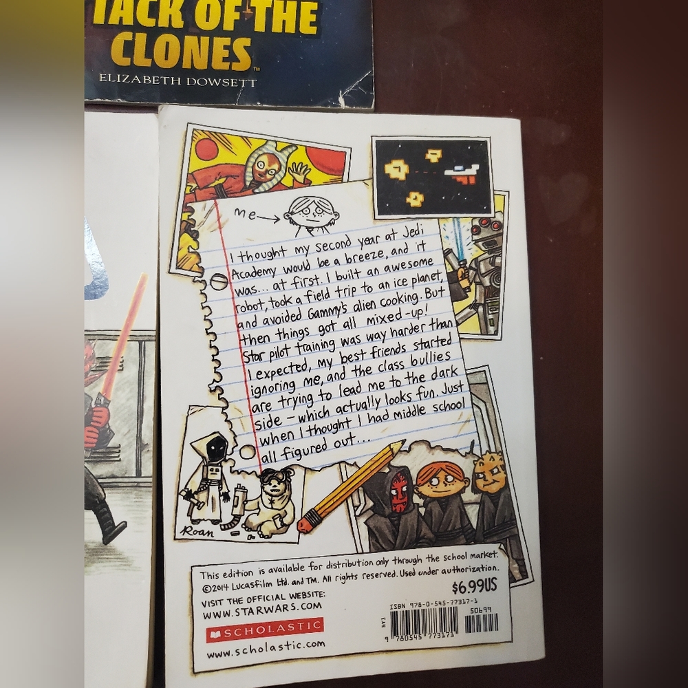 :5 STAR WARS Kids Books children graphic illustrated books jedi academy starwars - Picture 7 of 15